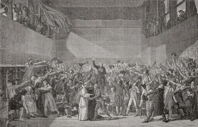 Juramento en el Juego de Pelota, 20 de junio de 1789, Revolución Francesa